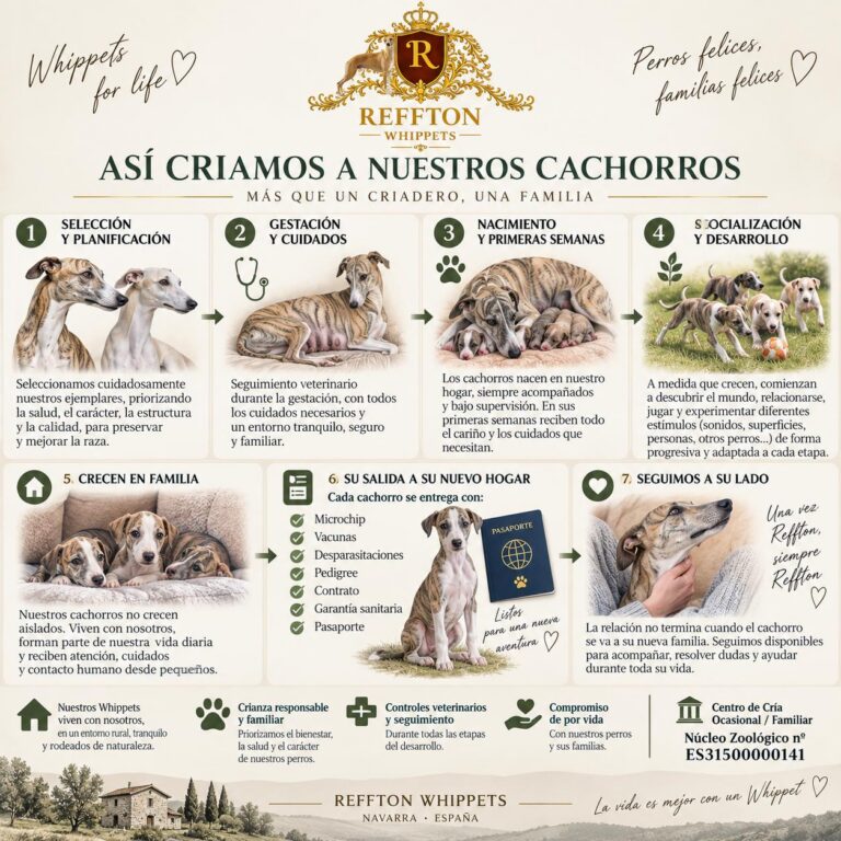 Criador Whippet en España, así criamos nuestros whippets